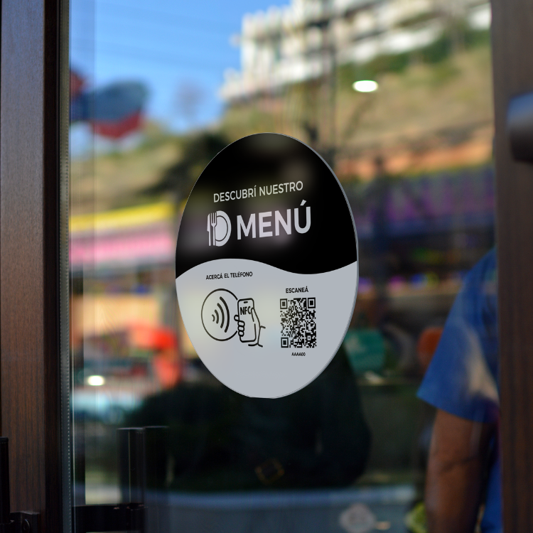 Stickers de Menú para vidriera