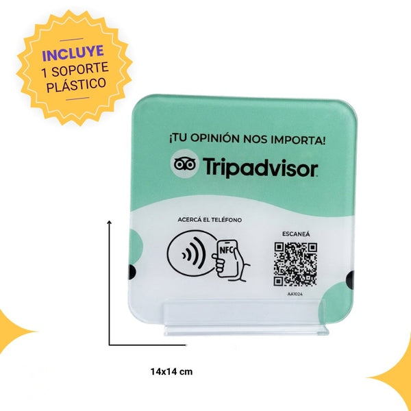 Cartel de calificaciones para Tripadvisor - Mejorá tu reputación
