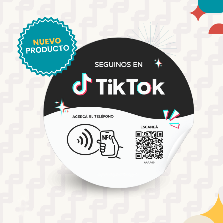 Stickers de TikTok para vidriera