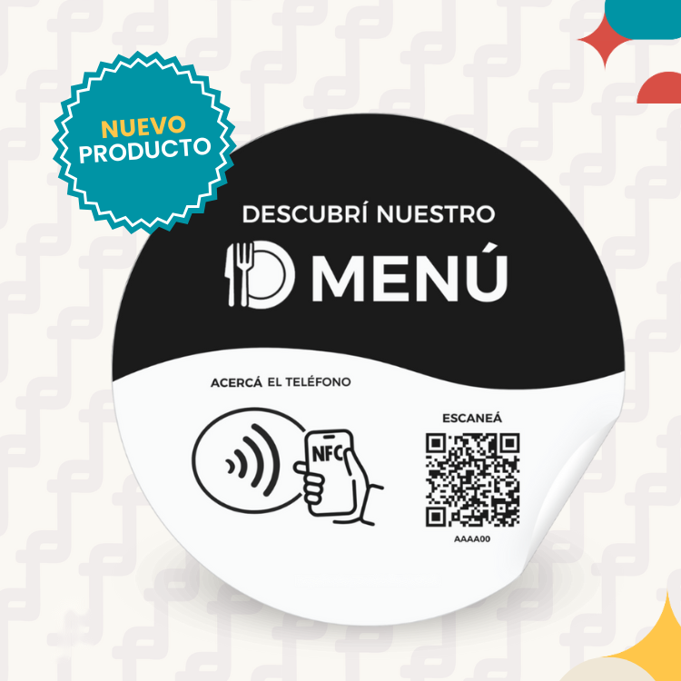 Stickers de Menú para vidriera