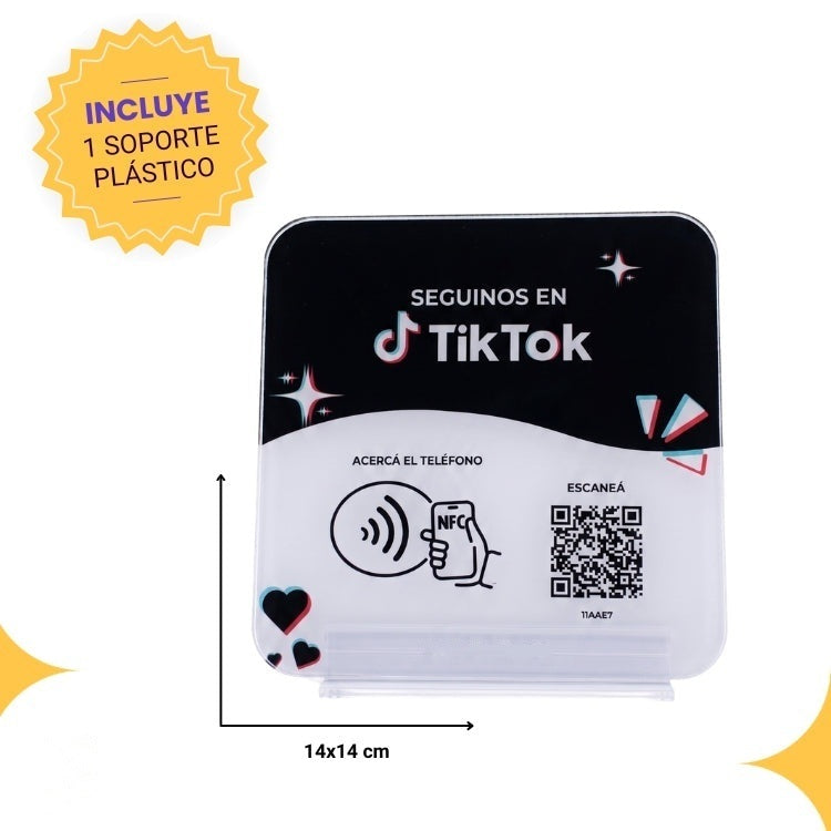 Cartel de TikTok: aumentá tus seguidores