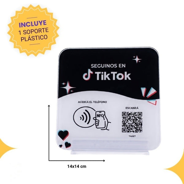 Cartel de TikTok: aumentá tus seguidores