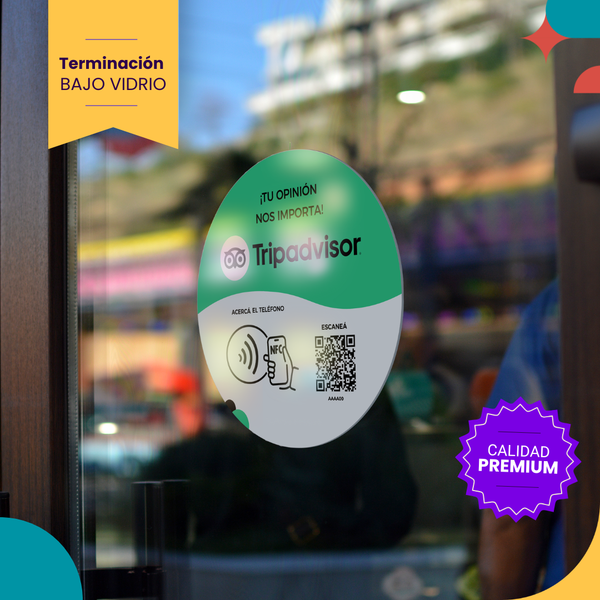 Stickers de Tripadvisor para vidriera