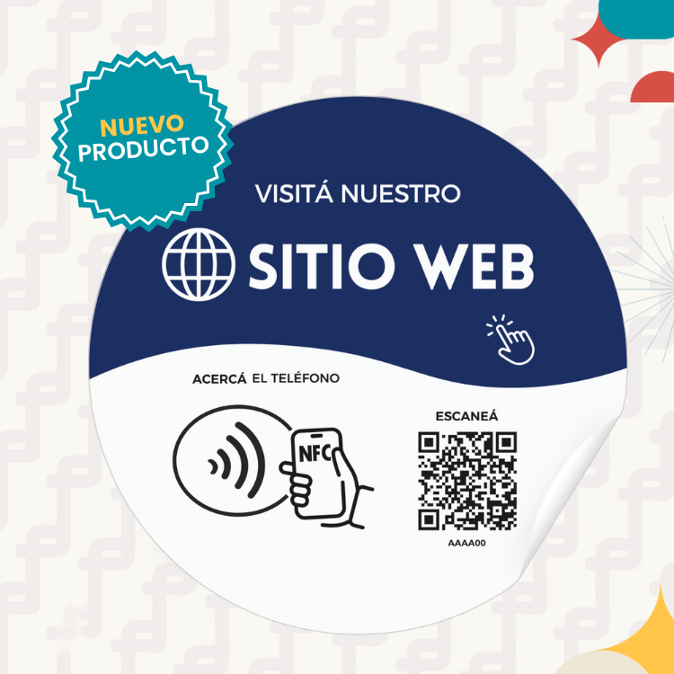 Sticker de Sitio Web para vidriera