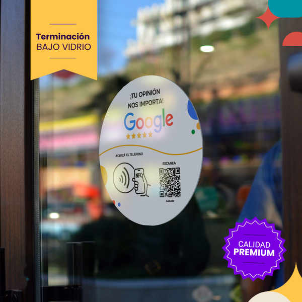 Sticker de Google para Vidriera