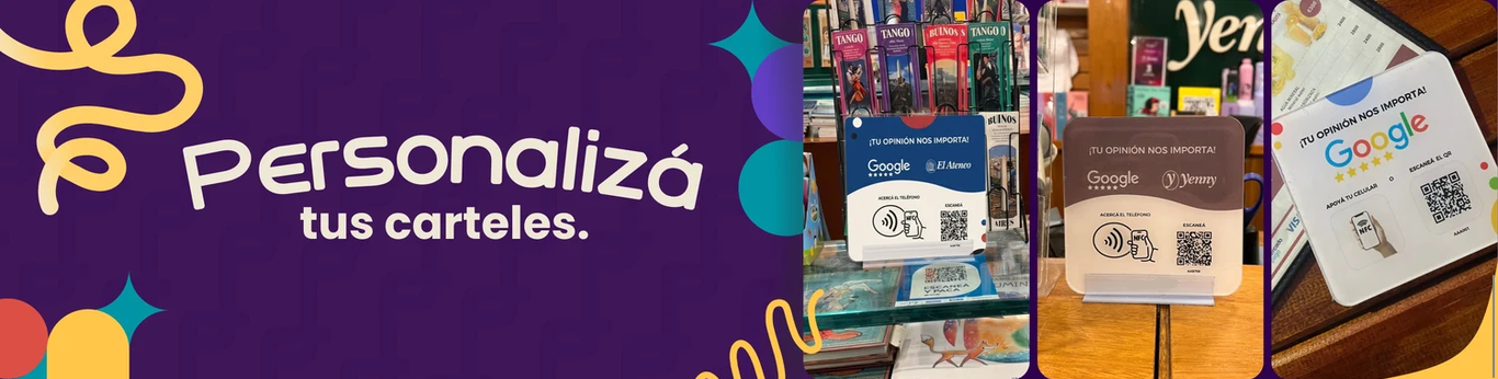 Personalizá tus carteles